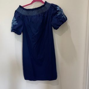 Short embroidered dress